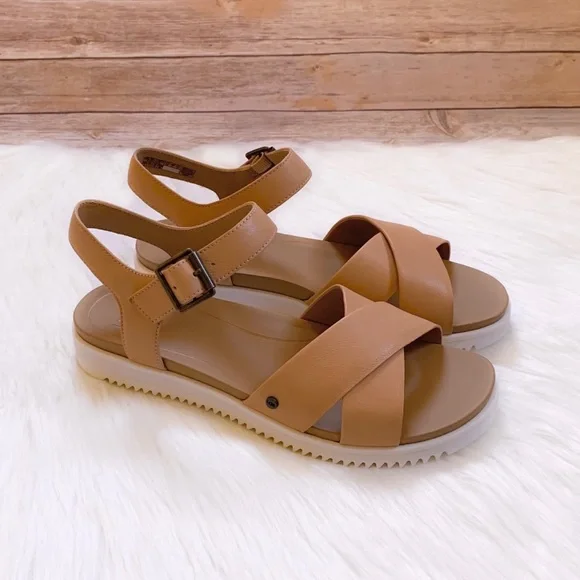 UGG Shoes Ugg Zoie Leather Sandals Poshmark